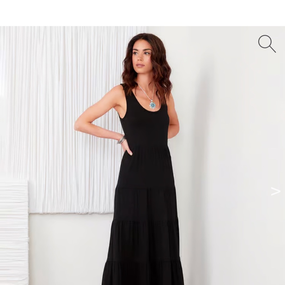 Tiered Midi Dres